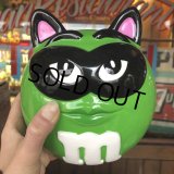 Vintage M&M's Ceramic Candy Pot Green (T809)