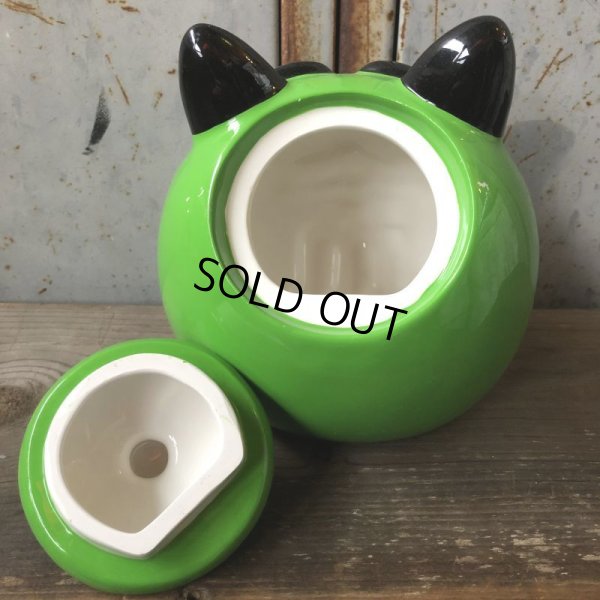 画像6: Vintage M&M's Ceramic Candy Pot Green (T809)