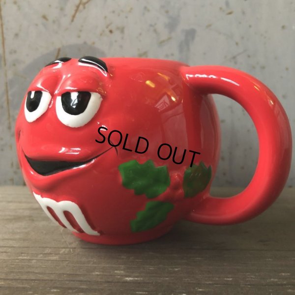 画像3: Vintage M&M's Ceramic Mug Red (T811)