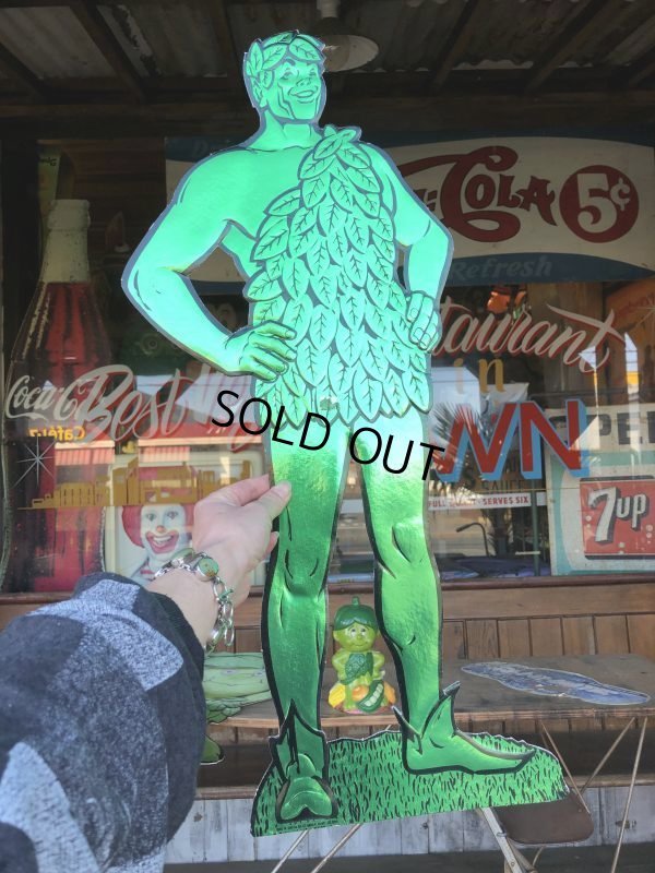 画像9: 80s Vintage Green Giant Store Display Sign (T837)