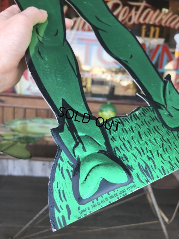 画像6: 80s Vintage Green Giant Store Display Sign (T837)
