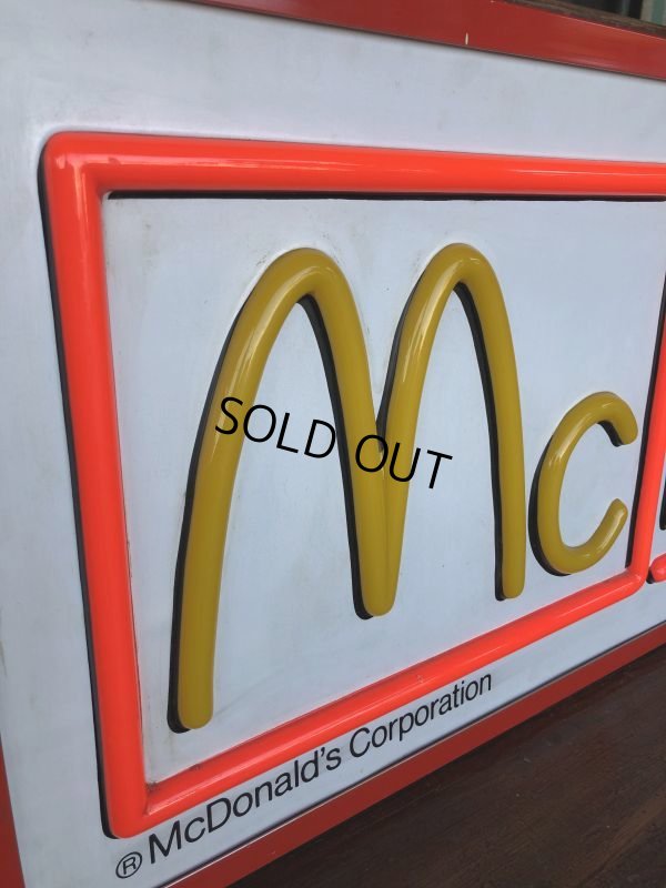 画像5: 80s Vintage McDonalds McKidS Store Display Lighted Sign (T848)