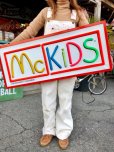 画像1: 80s Vintage McDonalds McKidS Store Display Lighted Sign (T848) (1)