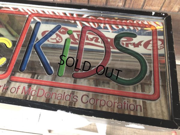 画像8: 80s Vintage McDonalds McKidS Store Display Lighted Sign (T849)