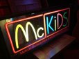 画像17: 80s Vintage McDonalds McKidS Store Display Lighted Sign (T849)