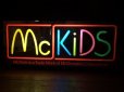 画像18: 80s Vintage McDonalds McKidS Store Display Lighted Sign (T849)