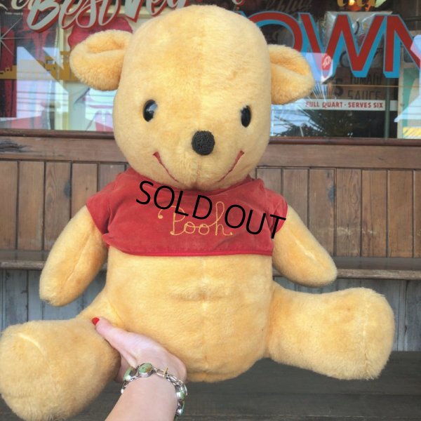 画像1: Vintage Plush Doll Disney Pooh 50cm (T856)