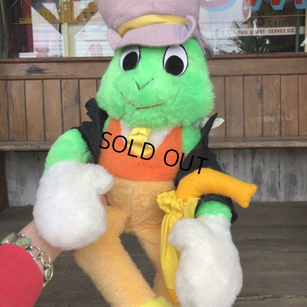 画像1: Vintage Plush Doll Disney Jiminy Cricket 57cm (T857)