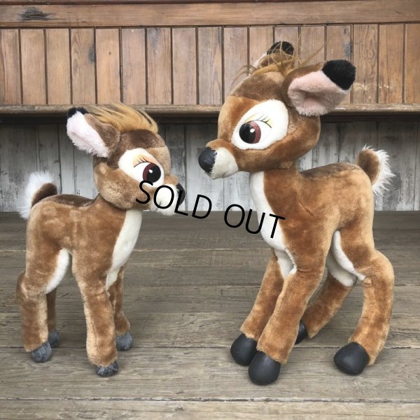 画像1: Vintage Plush Doll Disney Bambi 47cm (T861)