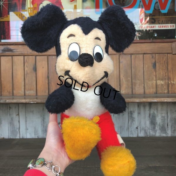 画像1: Vintage Plush Doll Disney Mickey Mouse (T850)