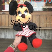 Vintage Plush Doll Disney Minnie Mouse (T851)