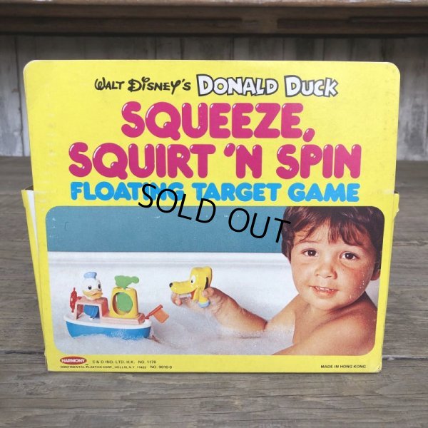画像4: Vintage Disney Squeeze Squirt 'N Spin Donald Duck (T874)