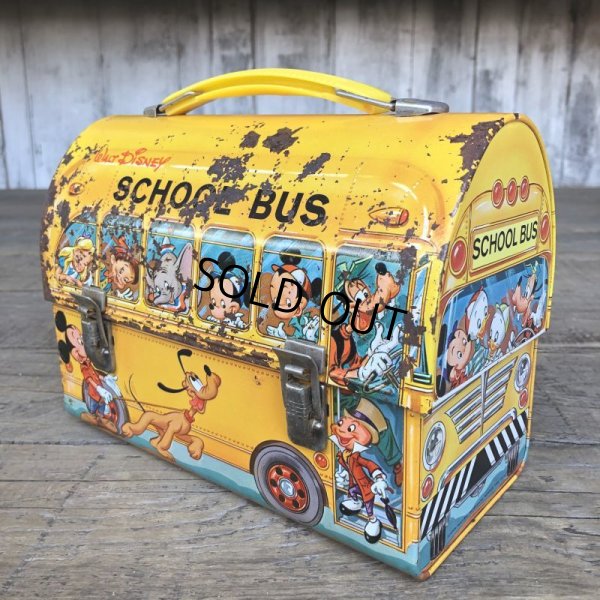 画像6: Vintage Disney Lunch Box School Bus (T869)