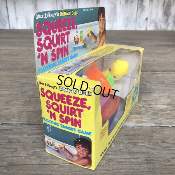 画像3: Vintage Disney Squeeze Squirt 'N Spin Donald Duck (T874)