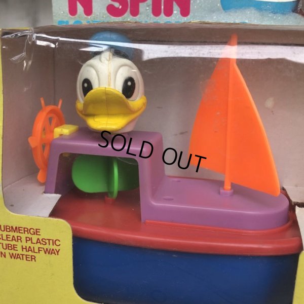 画像6: Vintage Disney Squeeze Squirt 'N Spin Donald Duck (T874)