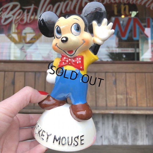 画像1: 50s Vintage Disney  Mickey Mouse Ceramic (T863)