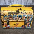 画像7: Vintage Disney Lunch Box School Bus (T869)