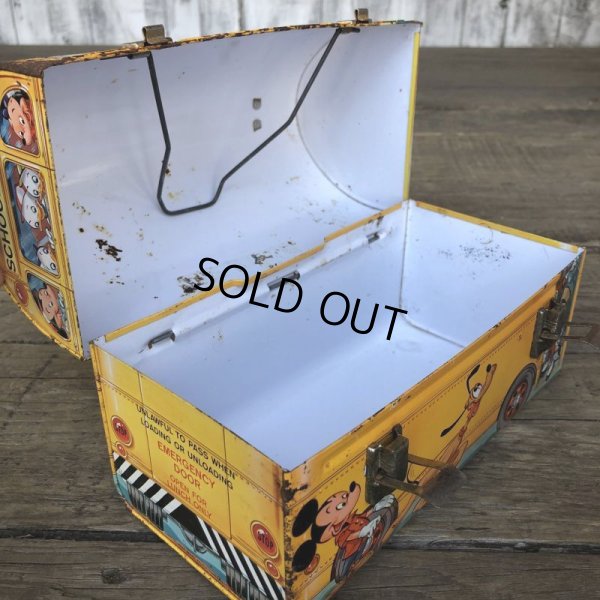 画像9: Vintage Disney Lunch Box School Bus (T869)