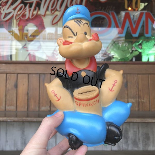 画像1: 50s Vintage Popeye Bank Doll (T862)