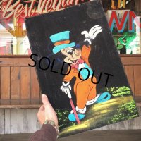 Vintage Disney Oil Paint Art Mickey Mouse (T873)