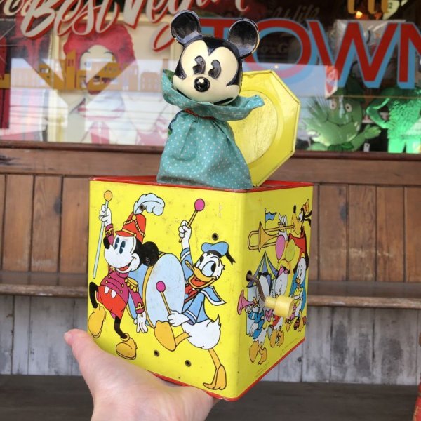 画像1: Vintage Disney Jack in the Box Mickey Mouse (T870)