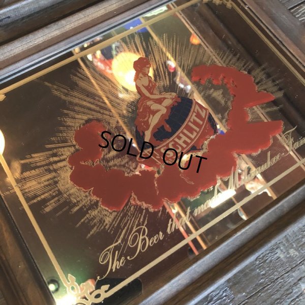 画像7: Vintage SCHLITZ Beer Pub Mirror (T876)
