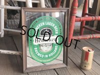 Vintage Heineken Beer Pub Mirror (T877)