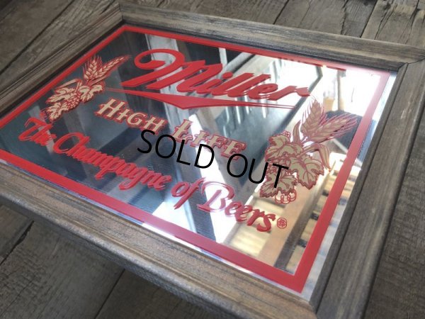 画像4: Vintage Miller Beer Pub Mirror (T875)