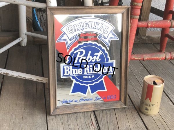 画像1: Vintage Pabst Beer Pub Mirror (T878)