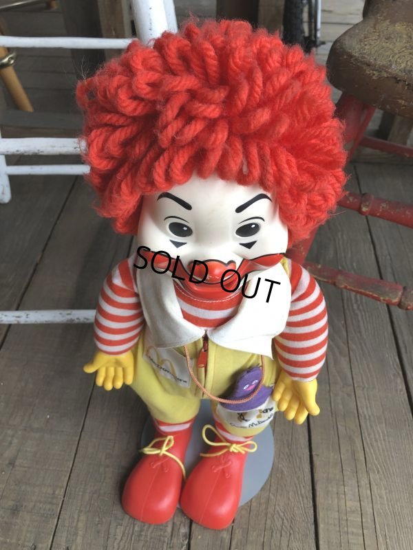画像5: 70s Vintage Hasbro Ronald McDonald Doll (T890)