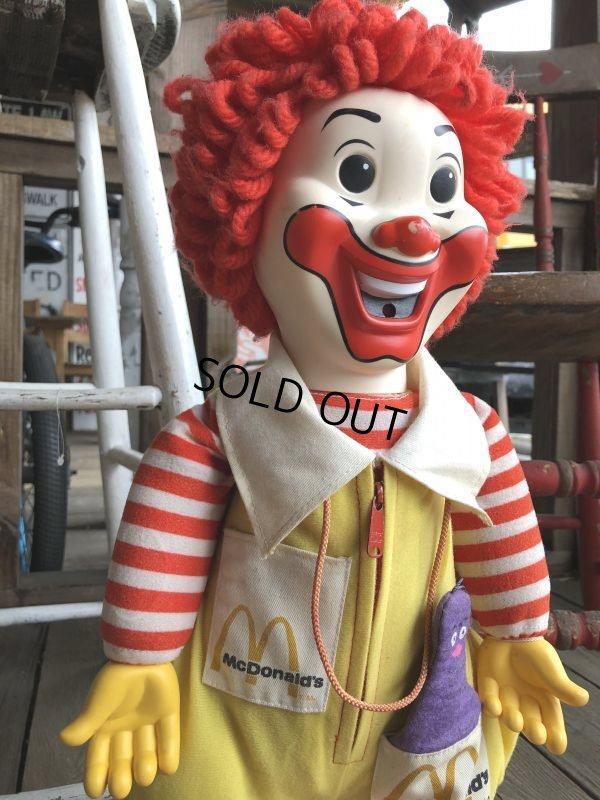 画像7: 70s Vintage Hasbro Ronald McDonald Doll (T890)