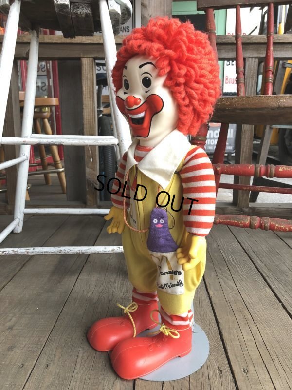 画像4: 70s Vintage Hasbro Ronald McDonald Doll (T890)