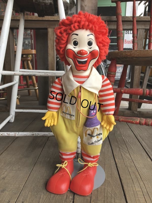 画像1: 70s Vintage Hasbro Ronald McDonald Doll (T890) 