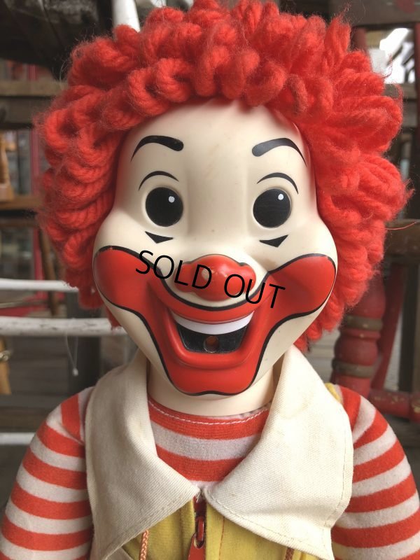 画像8: 70s Vintage Hasbro Ronald McDonald Doll (T890)