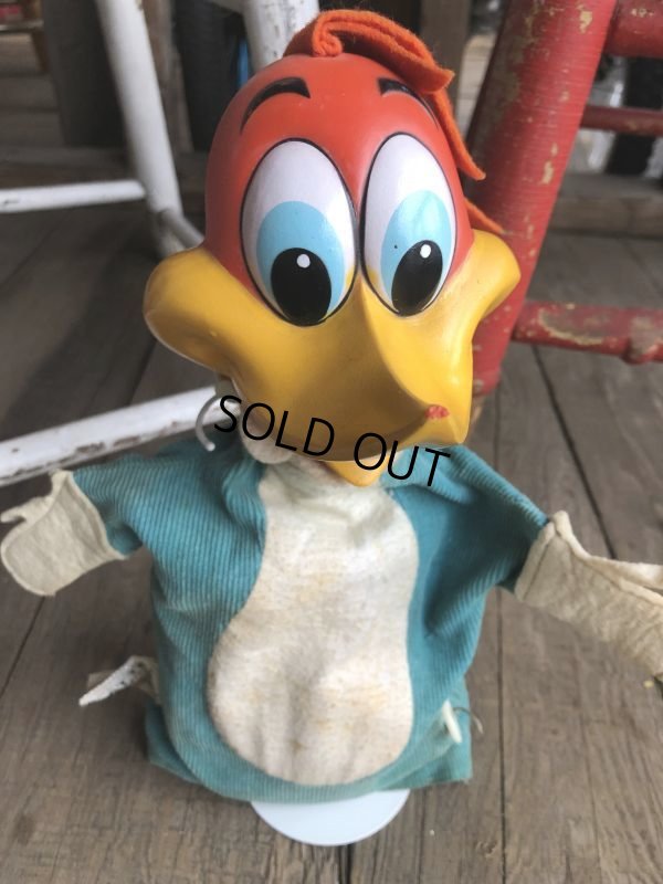 画像2: 60s Vintage Mattel Woody Woodpecker Talking Puppet Doll (T896)