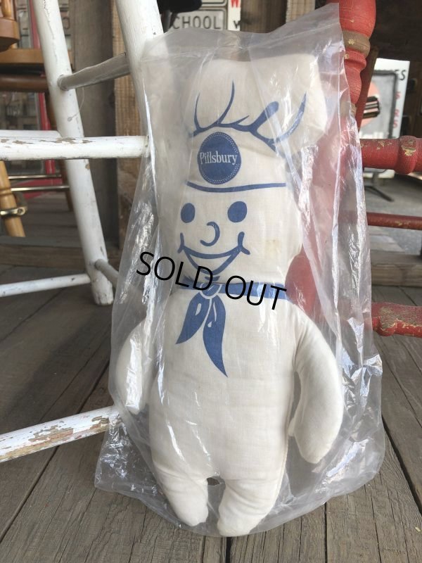 画像1: 70s Vintage Pillsbury Doughboy Poppin Fresh Pillow Doll (Ｔ909)