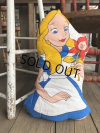 70s Vintage Disney Alice Pillow Doll (Ｔ917)