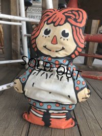 70s Vintage Raggedy Ann Pillow Doll (Ｔ916)