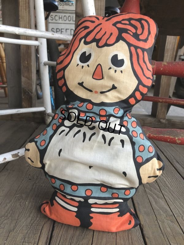 画像1: 70s Vintage Raggedy Ann Pillow Doll (Ｔ916)