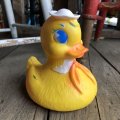 60s Vintage Rubber Doll Duck (Ｔ921)