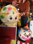 画像17: 70s Vintage CIRCUS Polka Dot Elephant Blow Mold Toy Chest Box (Ｔ923)