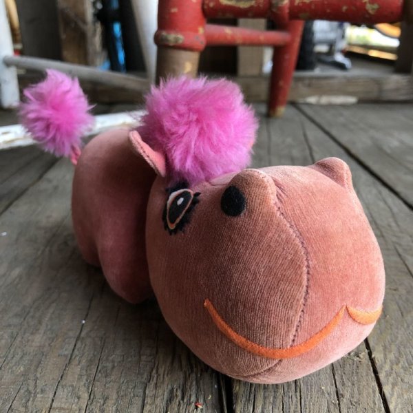 画像6: 60s Vintage Kamer Pink Hippo Doll (Ｔ937)
