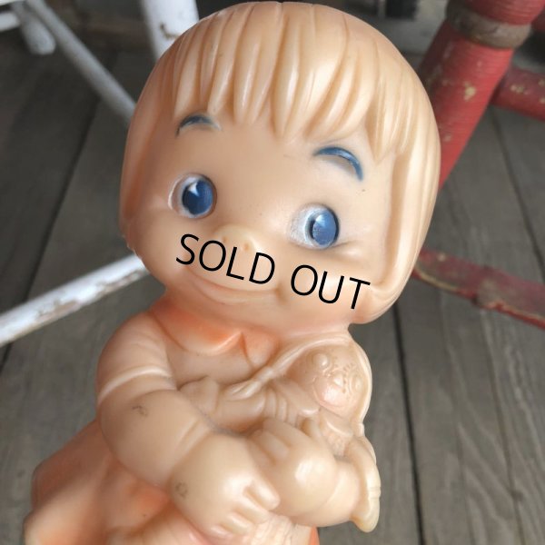 画像5: 60s Vintage Rubber Doll Cute Girl w/cat(Ｔ925)