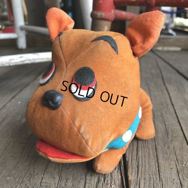 画像5: 70s Vintage Holiday Fair Bull Dog Doll (T930)