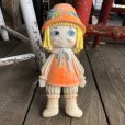 画像1: 70s Vintage Rubber Doll Cute Girl (Ｔ924) (1)