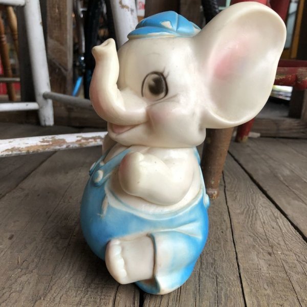 画像3: 70s Vintage Rubber Doll Baby Elephant (T927)