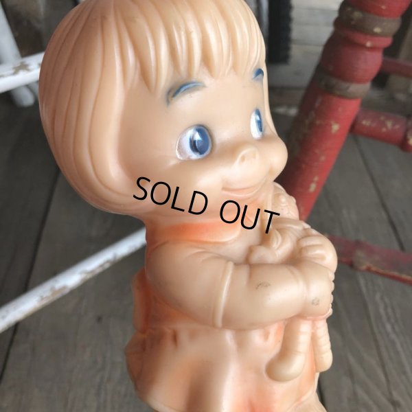 画像6: 60s Vintage Rubber Doll Cute Girl w/cat(Ｔ925)