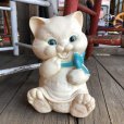 画像1: 70s Vintage Rubber Doll Kitty Cat (Ｔ928) (1)