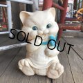 70s Vintage Rubber Doll Kitty Cat (Ｔ928)