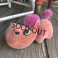60s Vintage Kamer Pink Hippo Doll (Ｔ937)